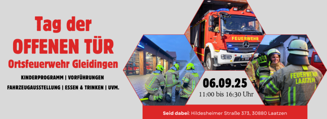 Banner mit drei Bildern und Kurzbeschreibung der Veranstaltung
