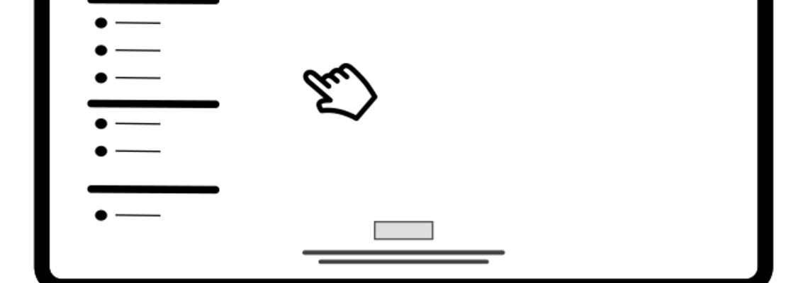 Symbol einer Online-Umfrage auf Computermonitor
