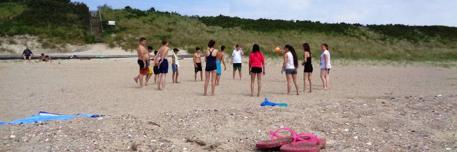 Jugendliche, Workshop, Strand